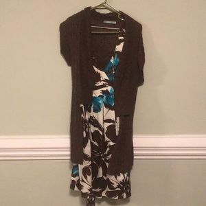 Dress and sweater set